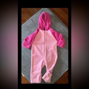 Lands End fleece bunting suit. 12-18mo. Gently worn.